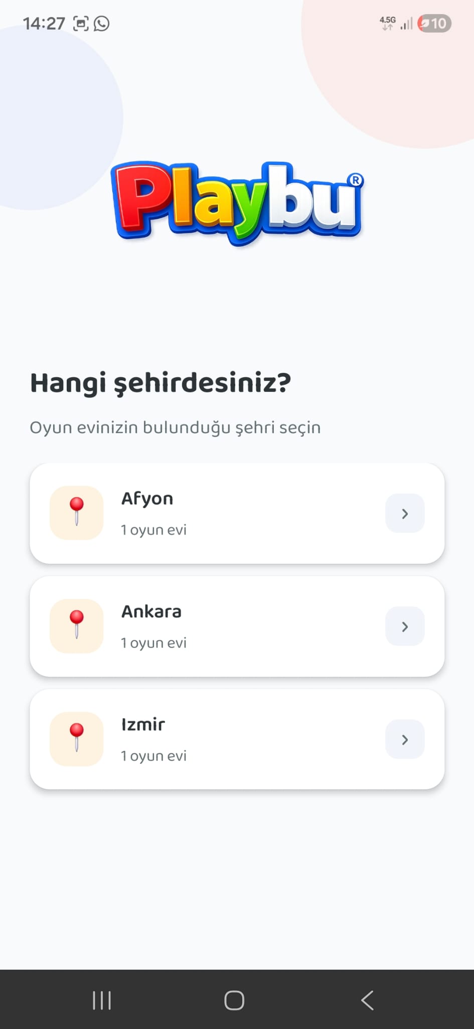 Şehir Seçimi